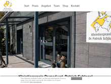 Tablet Screenshot of kleintierdoctor.ch